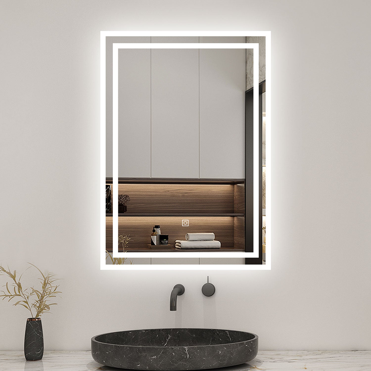 bathroom mirror with lights